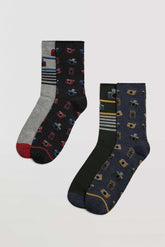 Pack 4 pares de meias sem punho